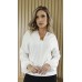 062364 Blusa Ramany Manga Longa de Crepe